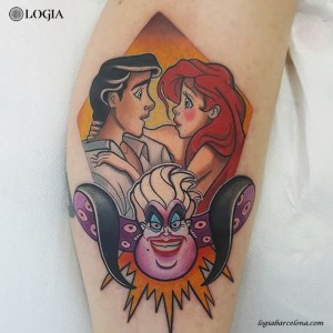 tatuaje-color-brazo-disney-logia-barcelona-gianluca-modesti 